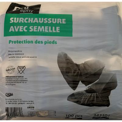 SURCHAUSSURES AVEC SEMELLES - Sachet de 100