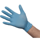 GANTS NITRILES BLEUS jetables XL