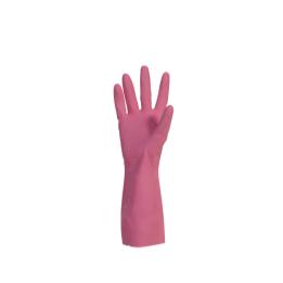 GANTS MENAGE LATEX Paire 7/8 Roses